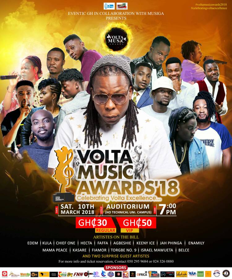 Edem, Keeny Ice, Kula & more to thrill Volta Music Awards