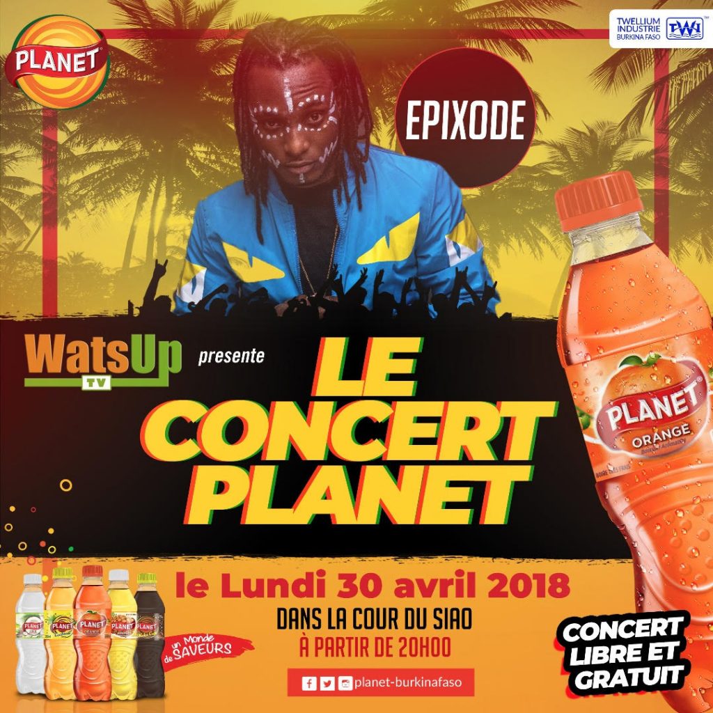 E.L to headline WatsUp TV 'Le Concert Planet' in Burkina Faso