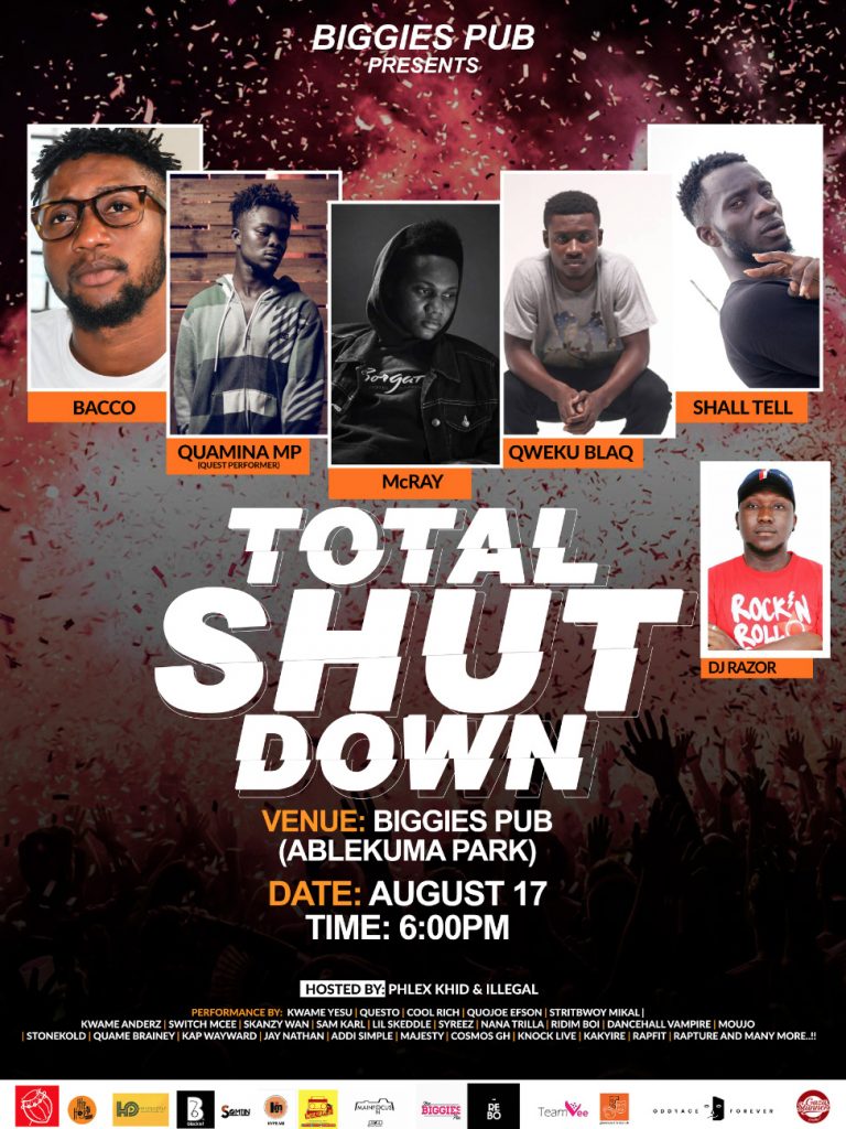 Total Shut down with McRay, Quamina MP and more