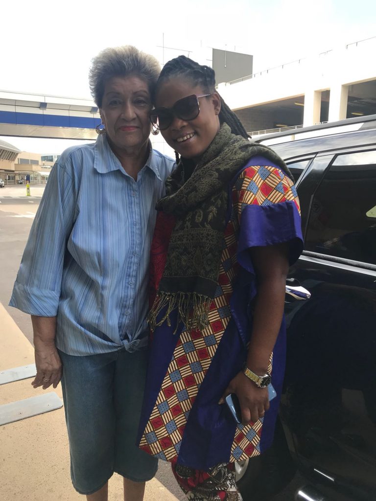 Joyce Blessing arrives in USA ahead of 'I Swerve You' tour