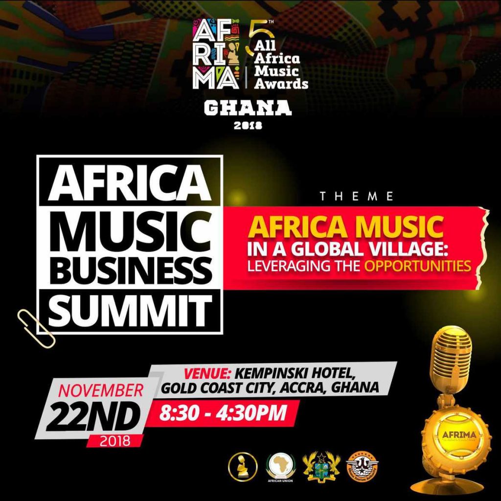 AFRIMA has announced its programme for Ghana 2018