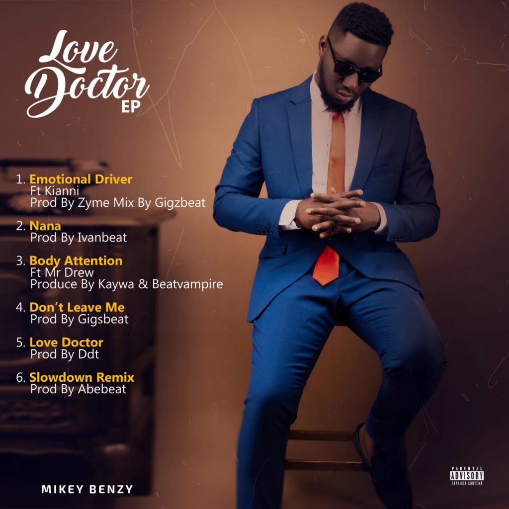 Mikey Benzy unveils tracklist for Love Doctor EP