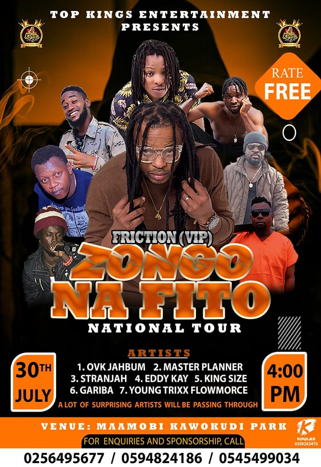Friction (VIP) organizes 'Zongo Na Fito' National Peace Tour