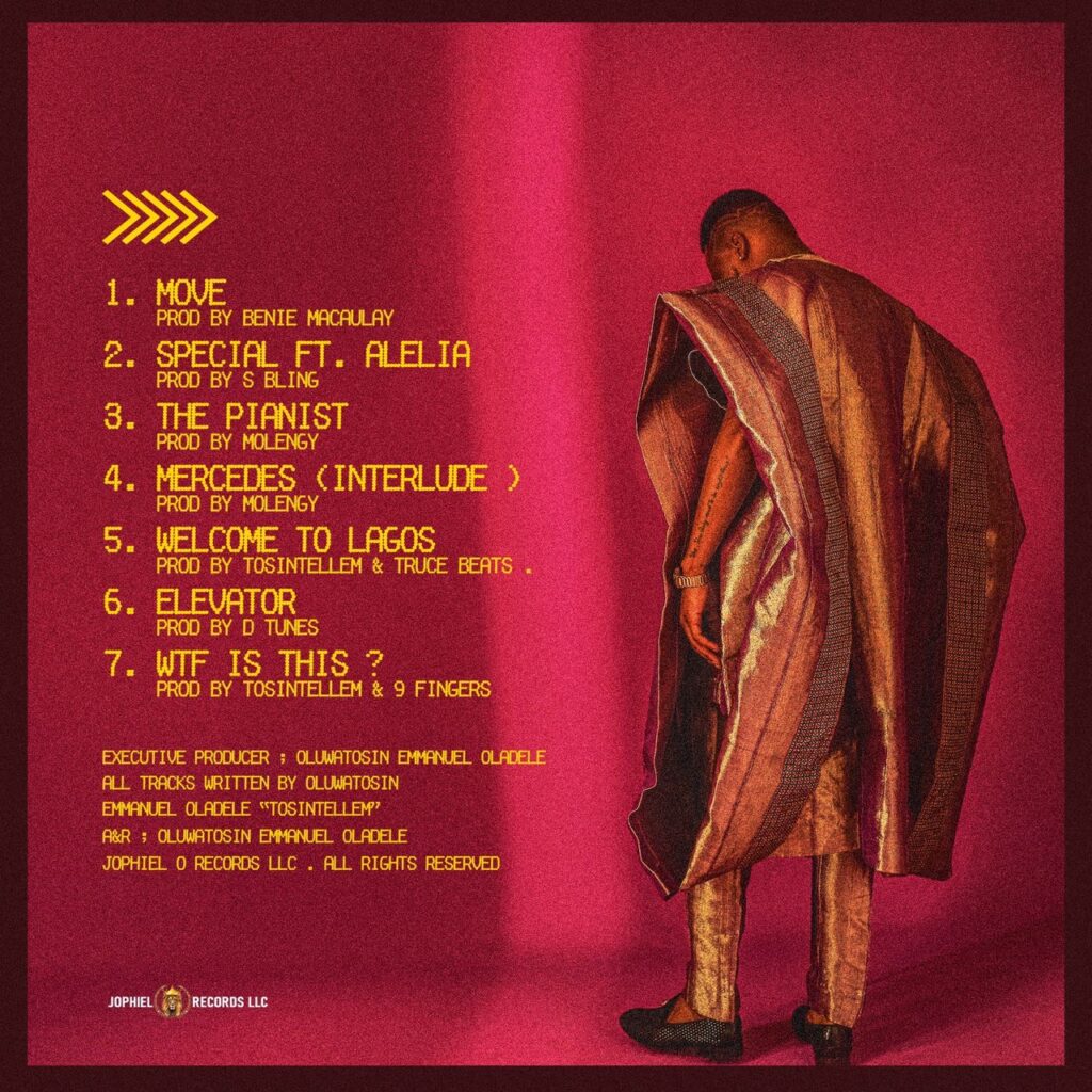 Tosintellem releases new EP 'The Otunba of Lagos'