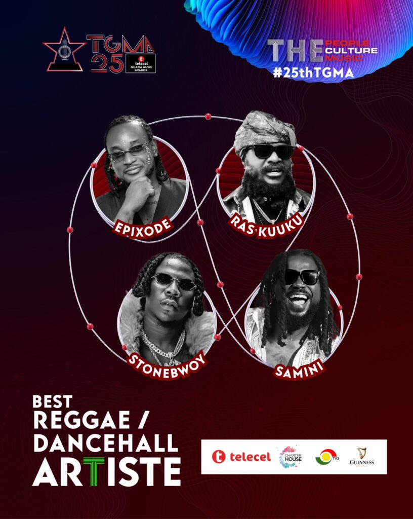 Best Reggae/Dancehall Artiste - Telecel Ghana Music Awards 2024