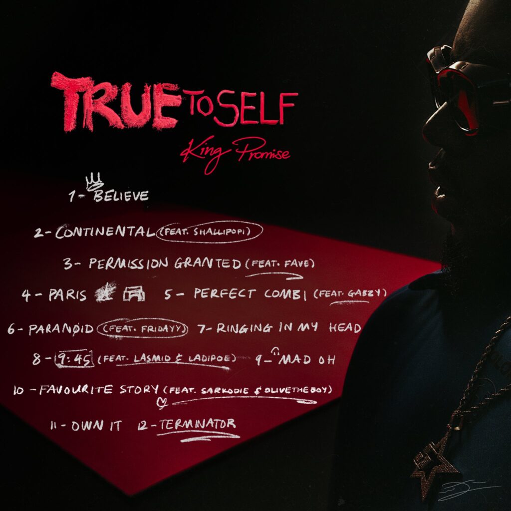 xciting! King Promise drops tracklist for 'True to Self' album