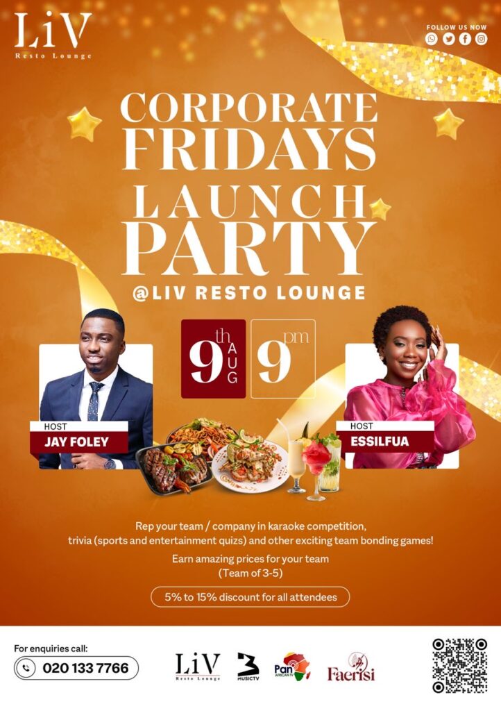 Liv Resto Lounge to launch Liv Corporate Fridays in August