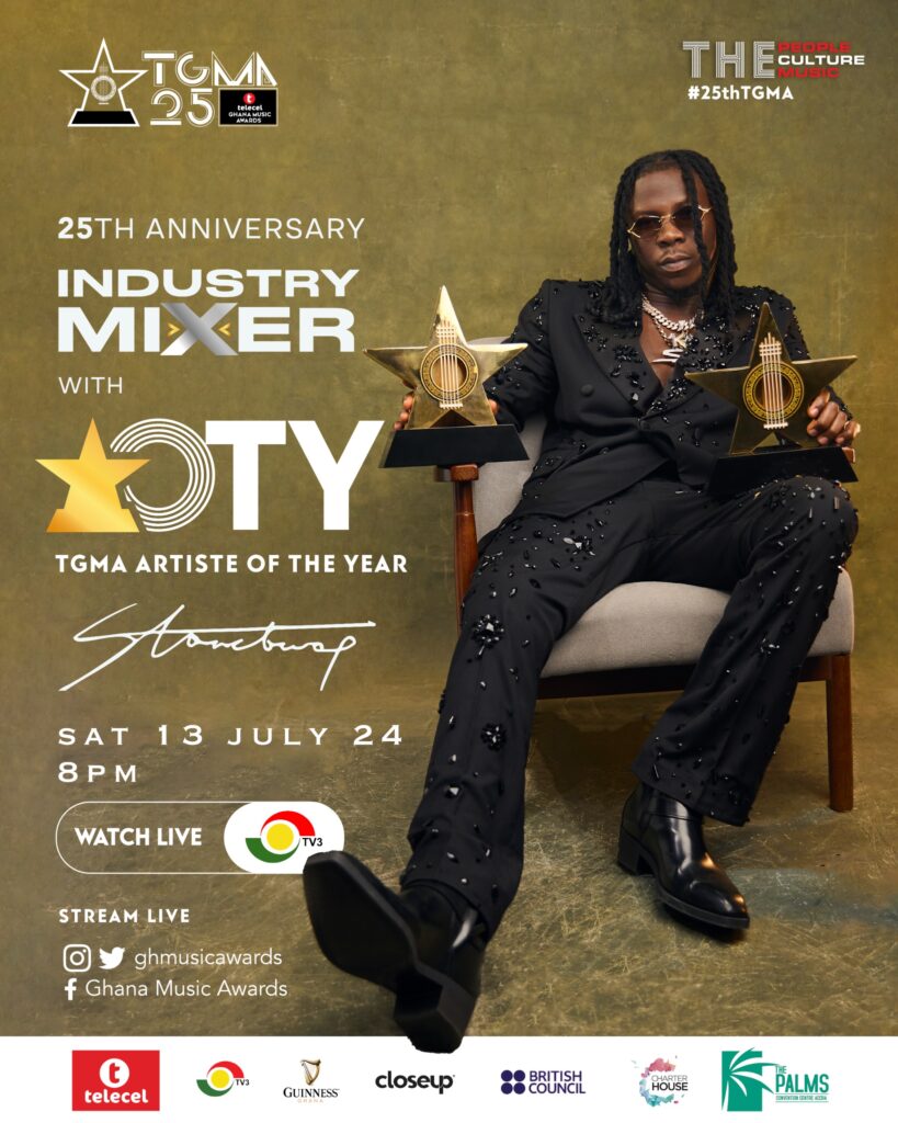TGMA to host 25th Anniversary Industry Mixer with Stonebwoy