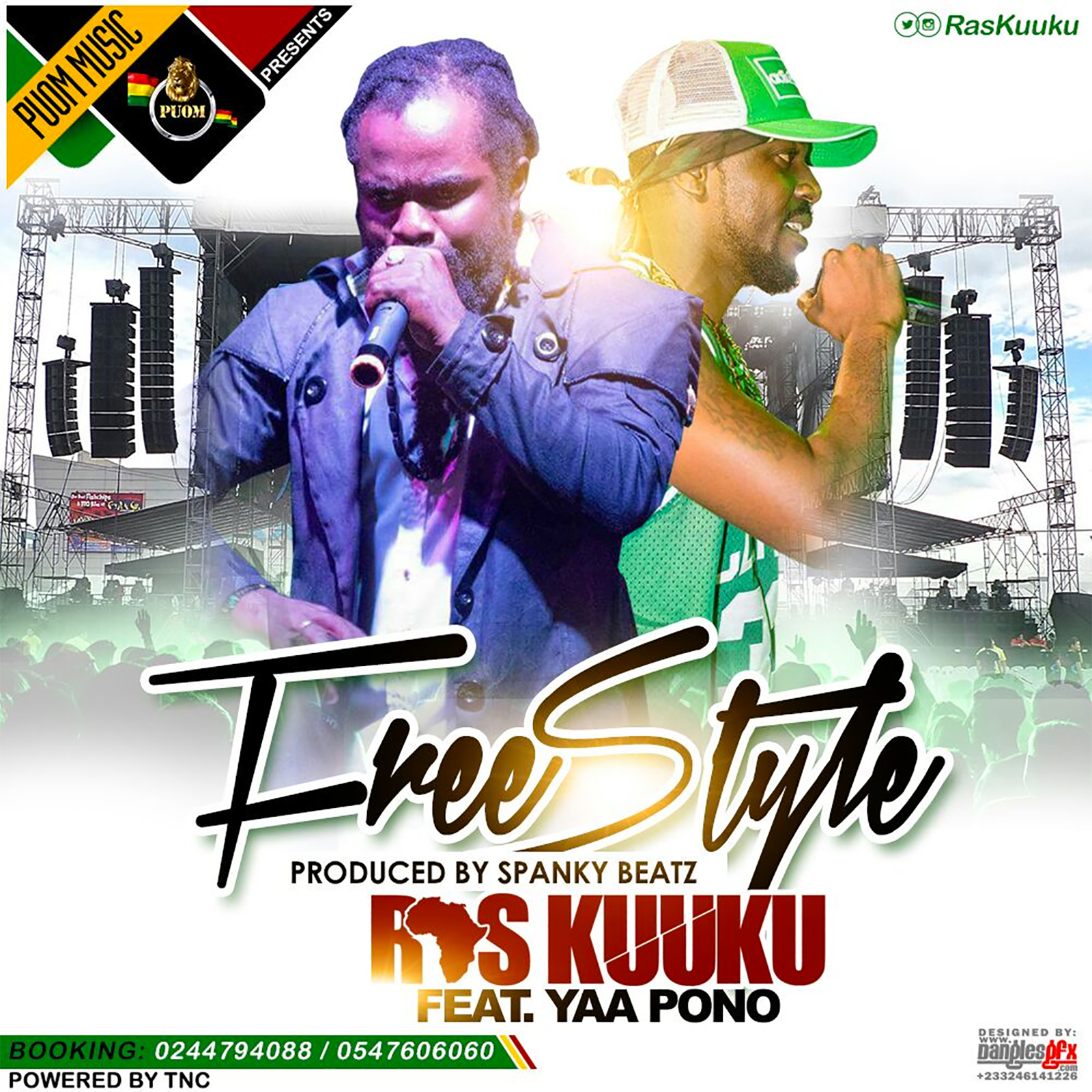Freestyle by Ras Kuuku feat. Yaa Pono