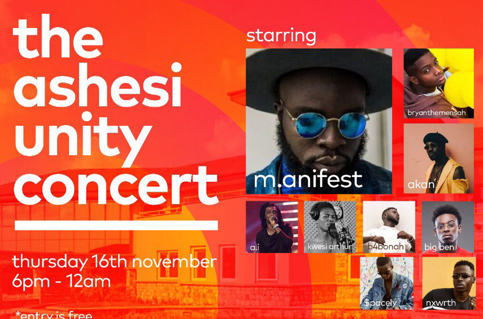 Ashei unity concert, ghana music