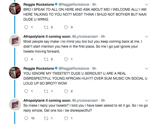 Lyrical Wanzam questions Reggie's 'Hiplife' & Reggie answers