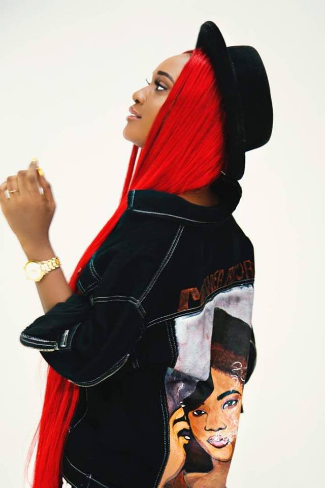 Petrah dazzles on set during 'Badder' music video shoot