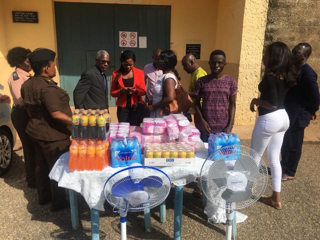 Freda Rhymz visits Nsawam Prisons with lots of love