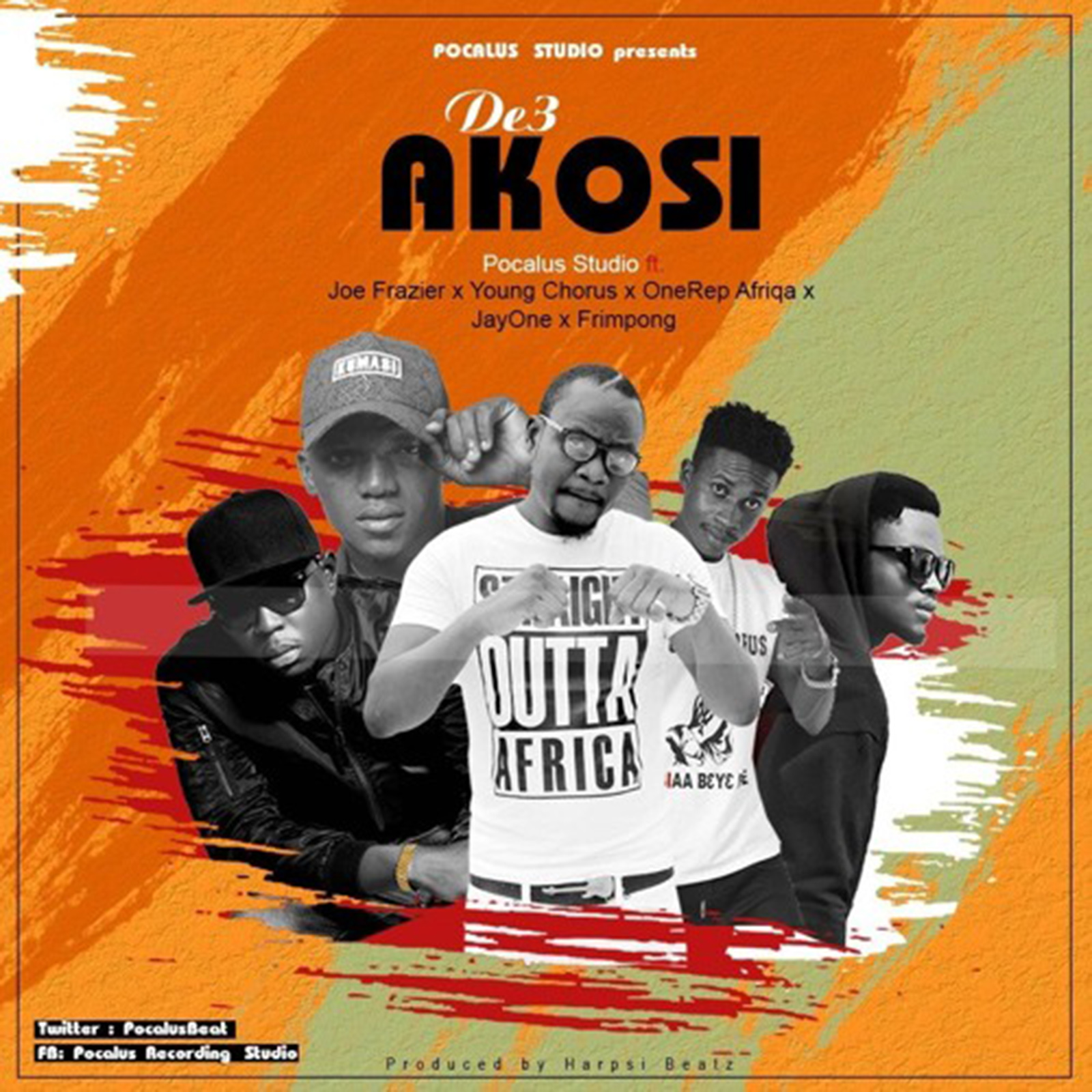 De3 Akosi by Pocalus Studio feat. Joe Frazier, Phrimpong, Onerep Afriqa, Jay One & Young Chorus
