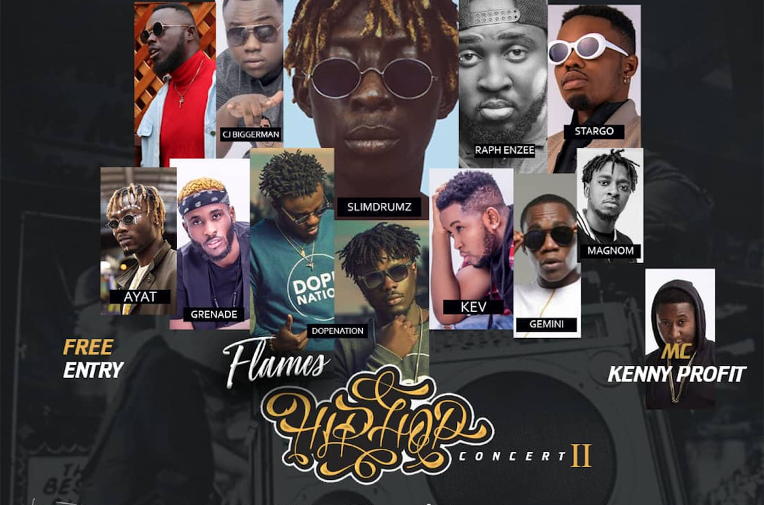 Second edition of Flames Hiphop Concert happening on 20th July