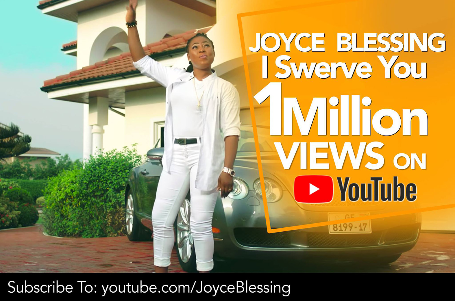 Joyce Blessing's 'I Swerve You' hits 1million views on Youtube