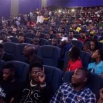 Criss Waddle's fans flood up the Silverbird cinemas for his video premiere