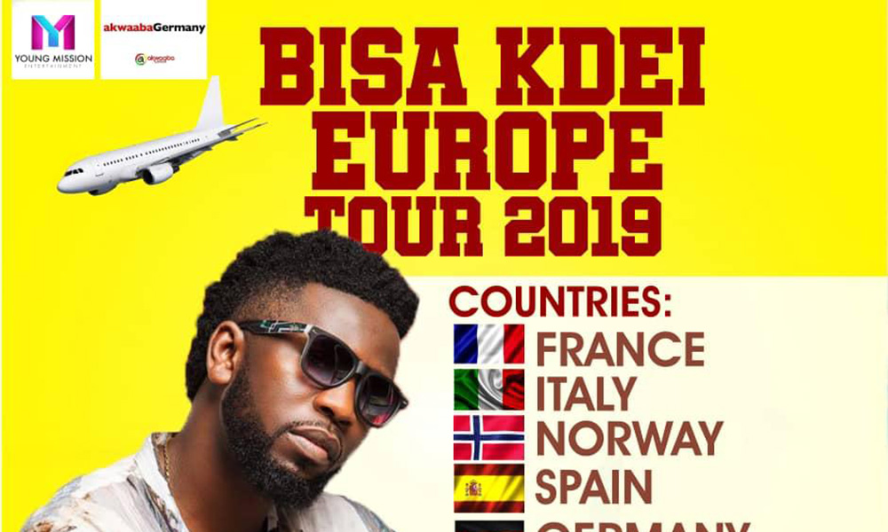 Bisa Kdei kicks off 2019 Europe Tour in March