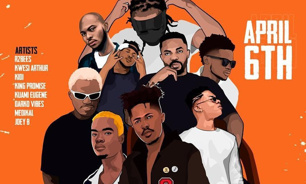 R2Bees, Medikal, Darkovibes, King Promise & more ready for Afrobeat To The World concert
