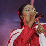 Empress Gifty's horseback entry at The Resurrection Effect concert