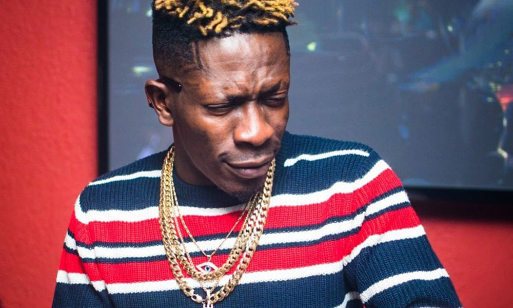 Shatta Wale brands Storm Energy Ginger drink with his logo