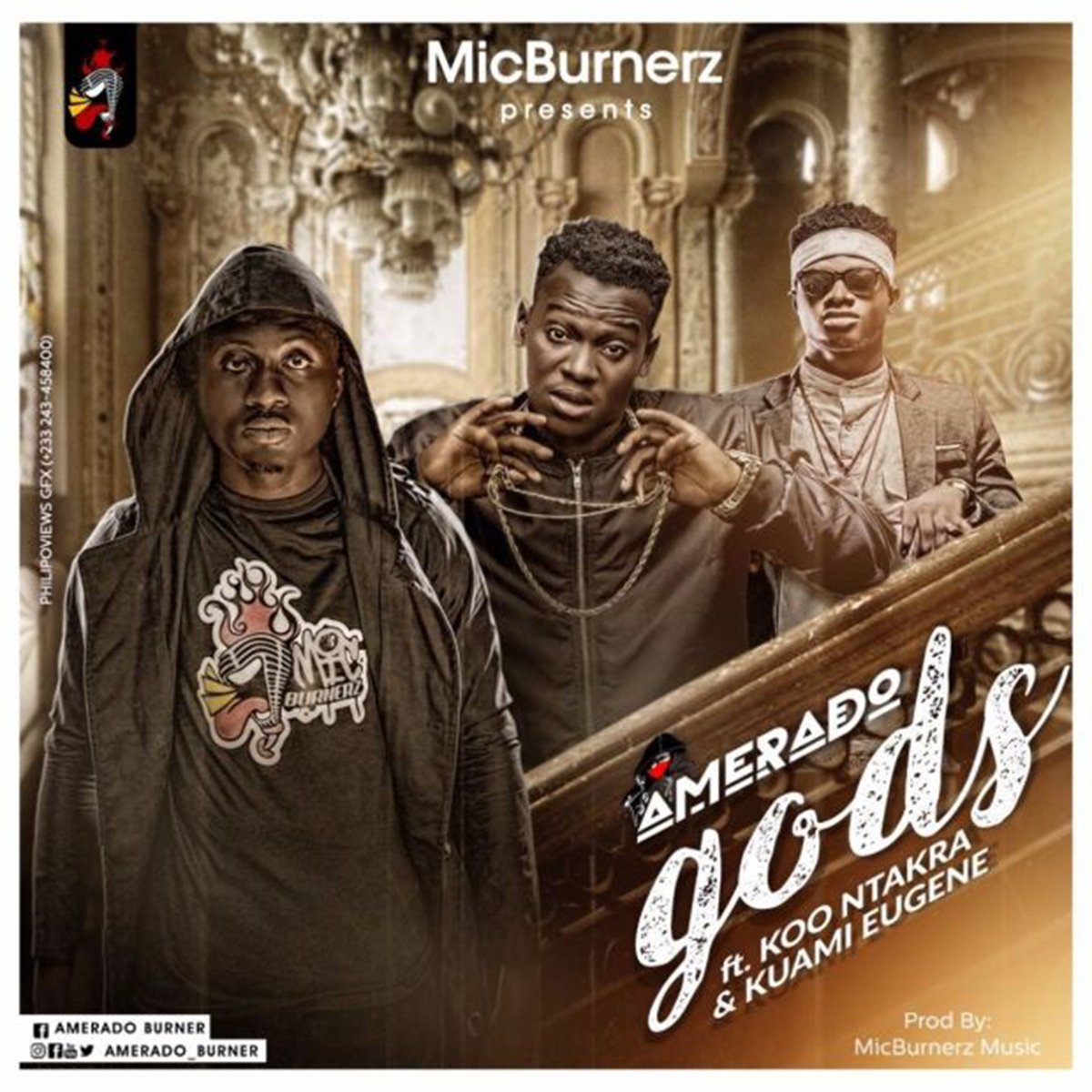 gods by Amerado feat. Kuami Eugene & Koo Ntakra
