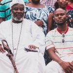 Photos: King Promise pays courtesy call to Nungua Chief