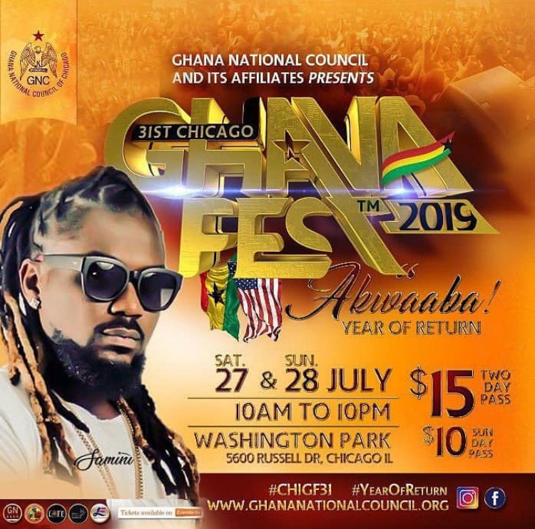 Samini to rock GhanaFest 2019 Concert in USA this July