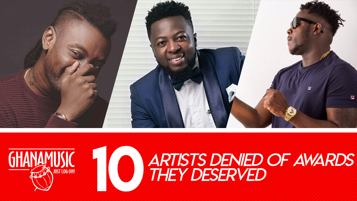 List of Top 10 deserving artistes denied of awards