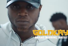Goldkay hosts Guiltybeatz in visuals for; Bluffin Remix