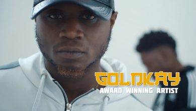 Goldkay hosts Guiltybeatz in visuals for; Bluffin Remix