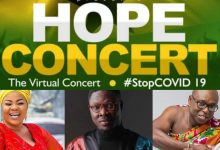 Akesse, Joe Mettle, MOG, SP, Empress Gifty, others billed for 2020 Hope Concert