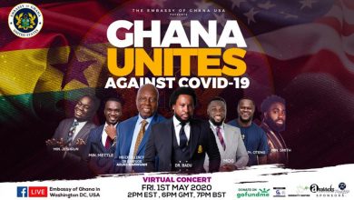 Embassy of Ghana-USA & Sonnie Badu to thrill fans with; Ghana Unites Against COVID-19 Virtual Concert