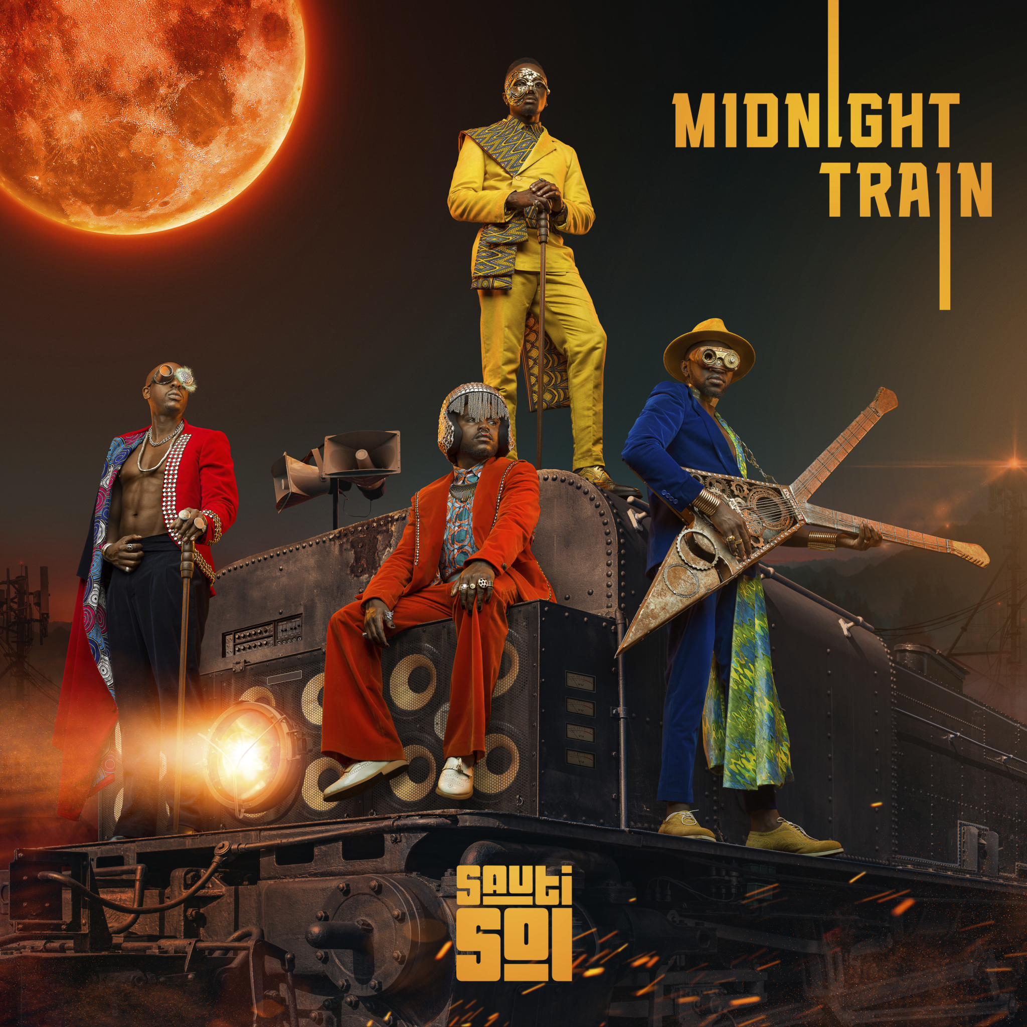 Midnight Train by Sauti Sol. Photo Credit: Sauti Sol