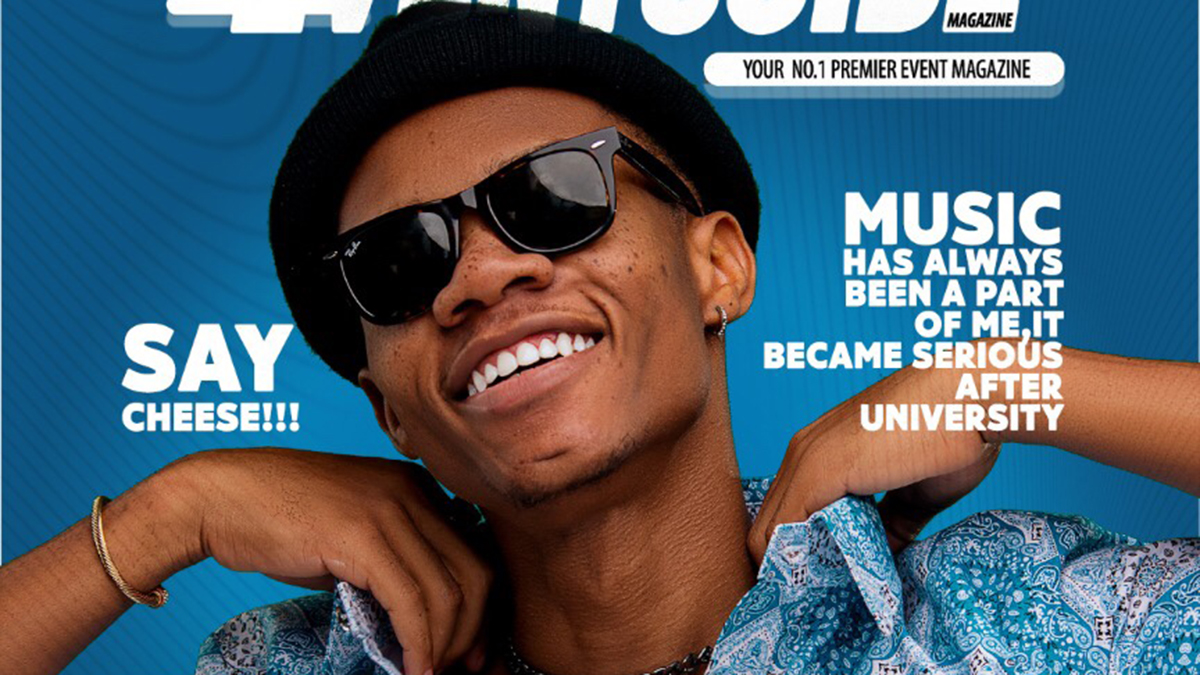 KiDi eulogised on cover of Eventguide Magazine