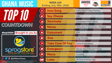 2020 Week 29: Ghana Music Top 10 Countdown