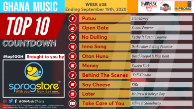 2020 Week 38: Ghana Music Top 10 Countdown