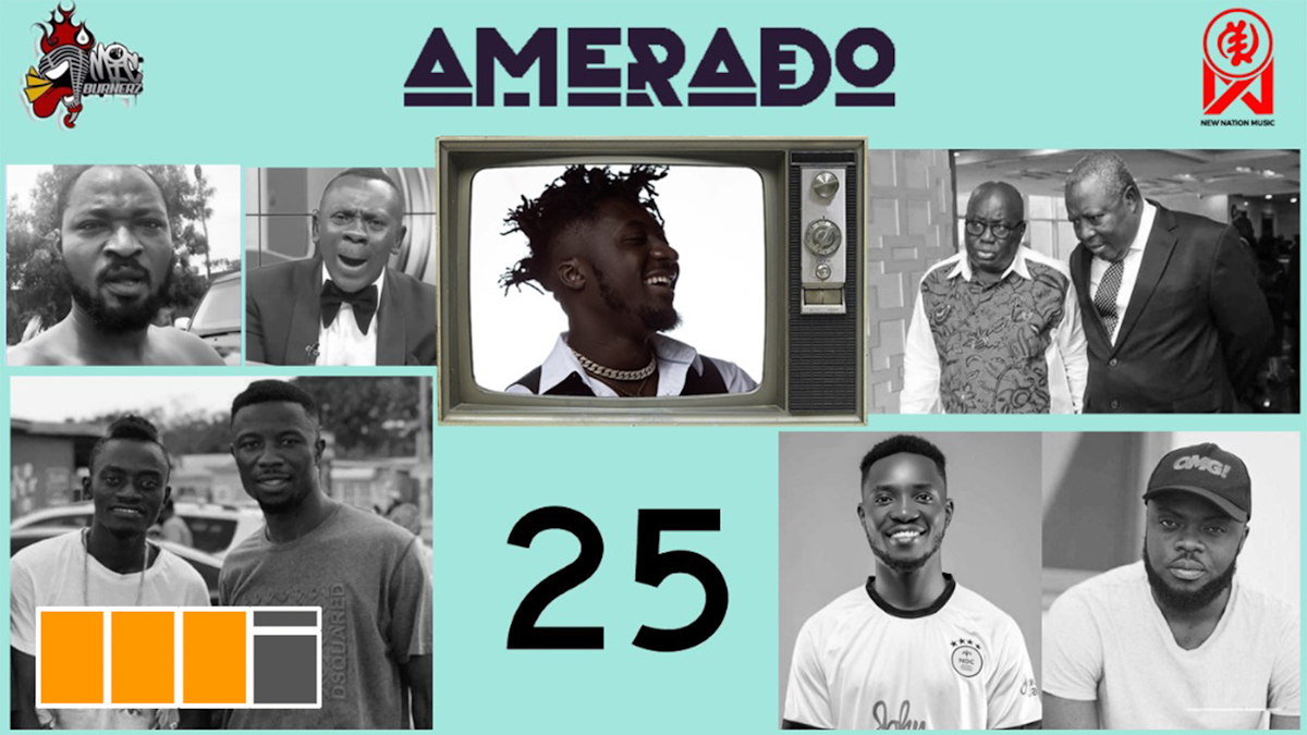 Amerado hosts Yeete Nsem EP. 25 with Bogo Blay & Sherry Boss