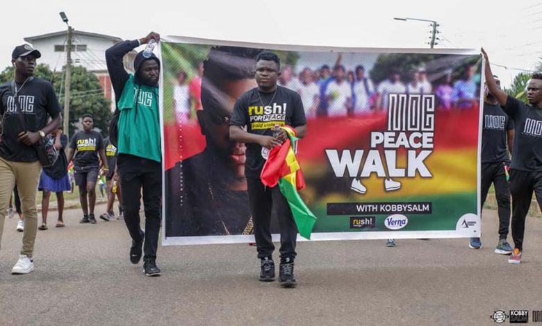 KobbySalm holds successful ITMOC Peace Walk ahead of album launch concert
