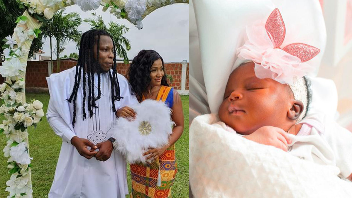 Gbevu Nation CEO Edem & wife welcome 3rd child; Eliana