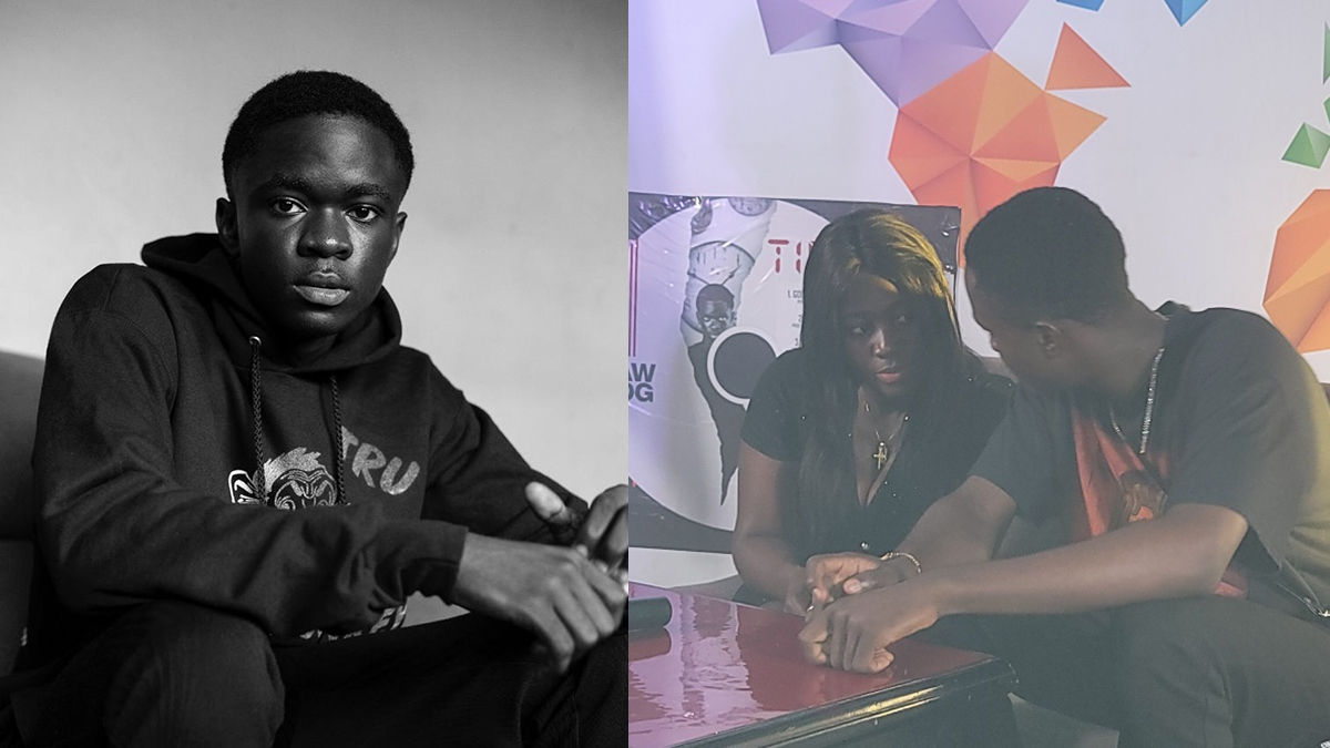 Yaw Tog's 'sweet 16' mum steals show at his 'Time' EP listening