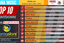 2021 Week 16: Ghana Music Top 10 Countdown