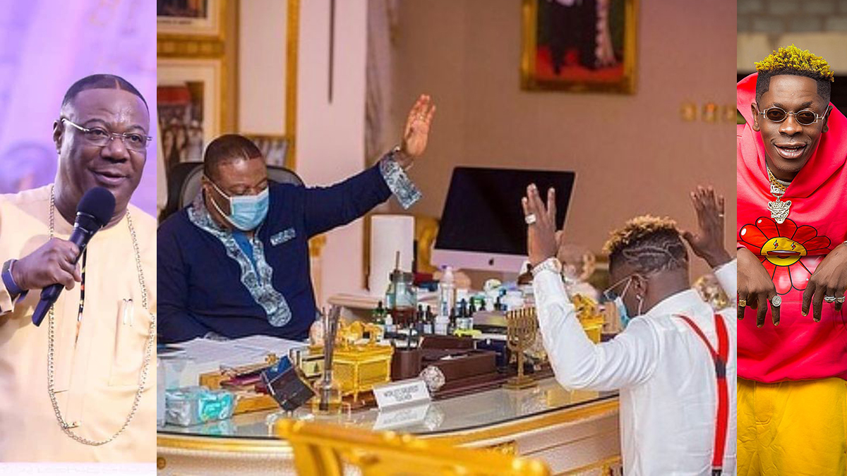 Shatta Wale indirectly inspires the masses to put God first in viral photos with Duncan Williams