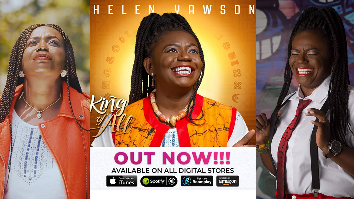 Contemporary Gospel's ace vocal queen, Helen Yawson serves 6th album; King of All