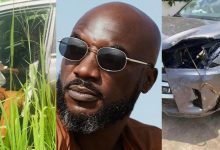 Kwabena Kwabena survives ghastly accident days after comeback with hit single; Kwadede