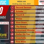 2021 Week 30: Ghana Music Top 10 Countdown