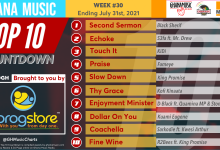 2021 Week 30: Ghana Music Top 10 Countdown