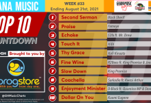 2021 Week 33: Ghana Music Top 10 Countdown