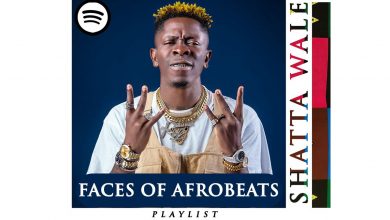 Shatta Wale featured on cover of Spotify's 'Face of Afrobeats' playlist at NY Times Square