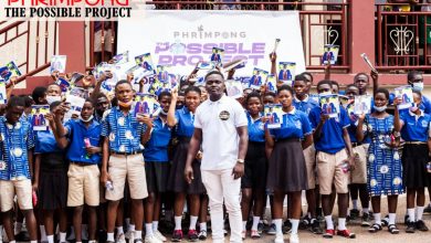 Phrimpong blesses lives of final year students with book donation dubbed; The Possible Project